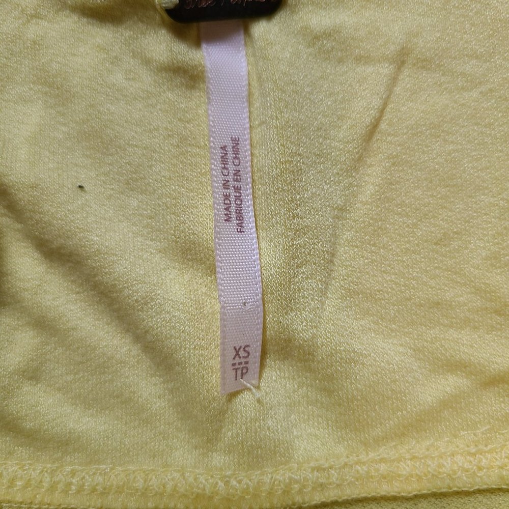 Free People Veronica Tube Canary Yellow XS! - Picture 3 of 3